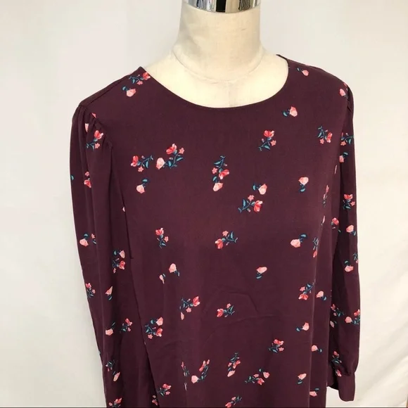 Old Navy Floral Print Dress Sz L - Picture 3 of 9